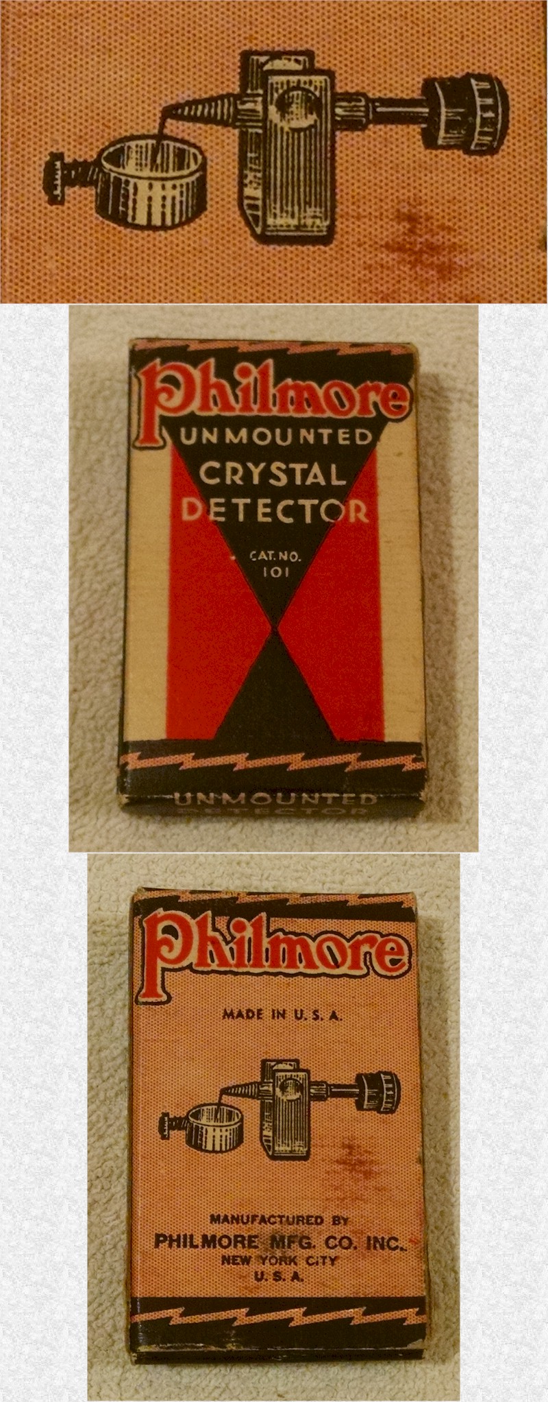 Philmore 101 Unmounted Crystal Detector