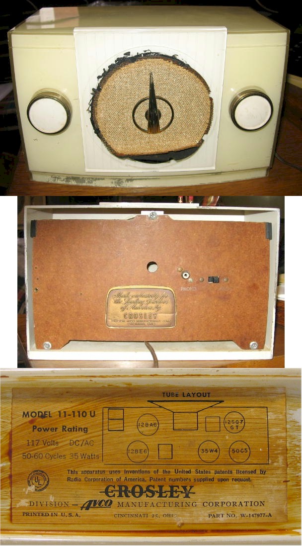 Crosley 11-110Y 