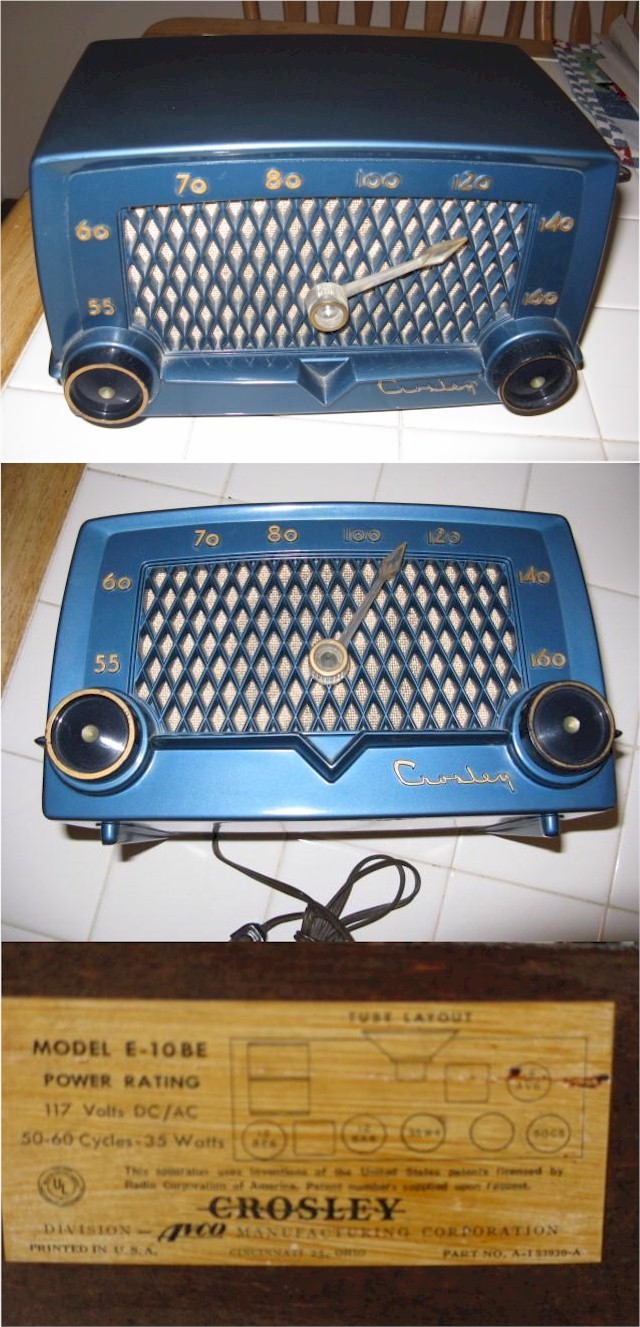 Crosley E-10BE 